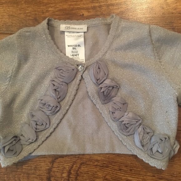 Bonnie Jean Other - 🐯Bonnie Jean Metallic Girls Shrug